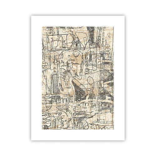 Plakat - Venter på at blive afkodet - 30x40 cm