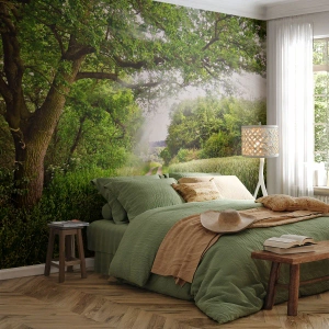 Fototapet Premium Sand - Et in Arcadia ego - Landskab, Grusvej, Natur - 250x175 cm
