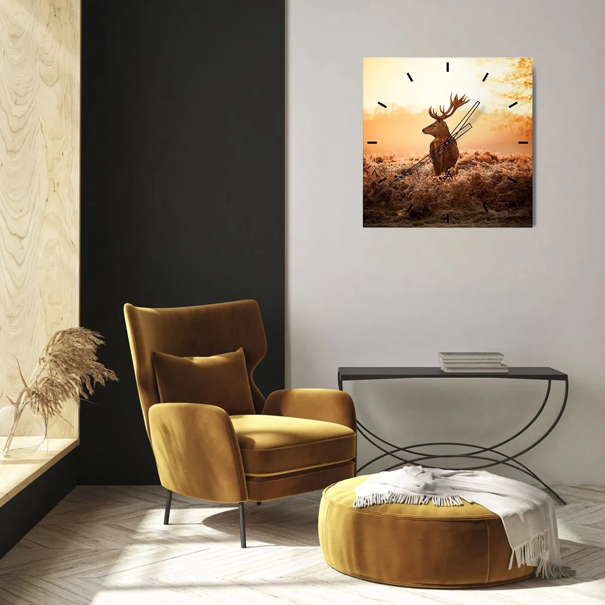 Vægur, Uret - Herre på godset - 40x40 cm