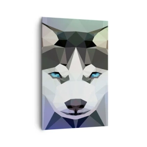 Lærredstryk - Billede på lærred - Et minde om sneen i nord - 80x120 cm