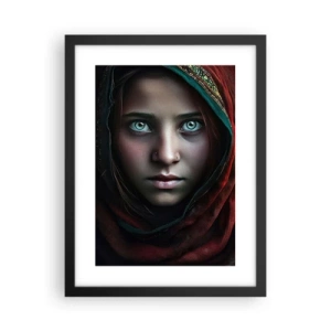 Plakat i sort ramme - Østens prinsesse - 30x40 cm