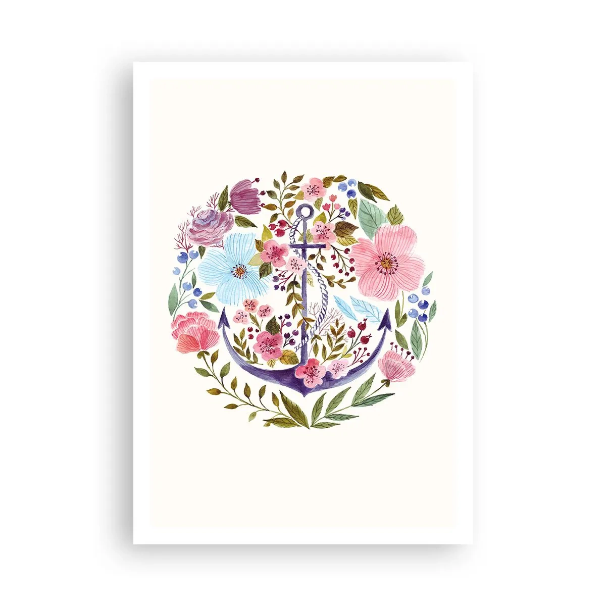 Plakat - En sømands gode nattesøvn - 70x100 cm