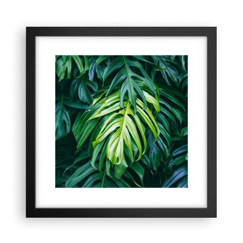 Plakat i sort ramme - Fordyb dig i friskhed - 30x30 cm