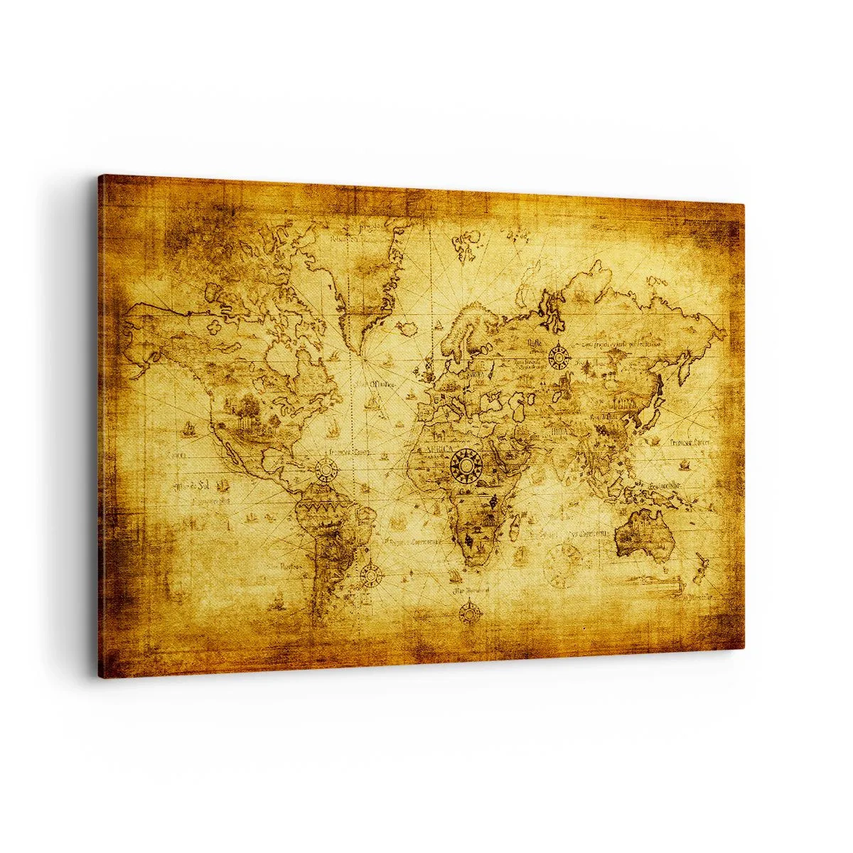 Lærredstryk - Billede på lærred - Mærkelig er denne verden - 120x80 cm