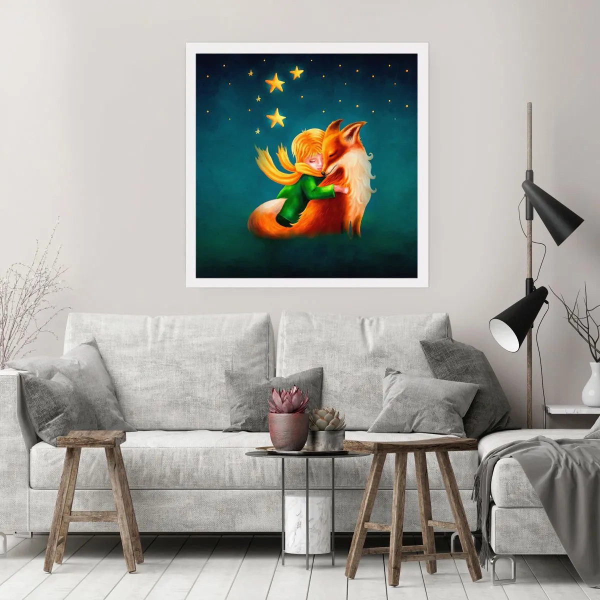 Plakat - Lille Prins - 60x60 cm