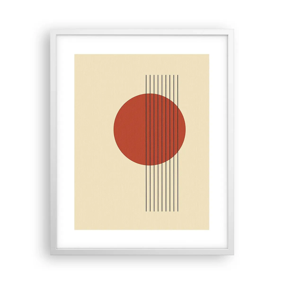 Plakat i hvid ramme - Og så videre - 40x50 cm