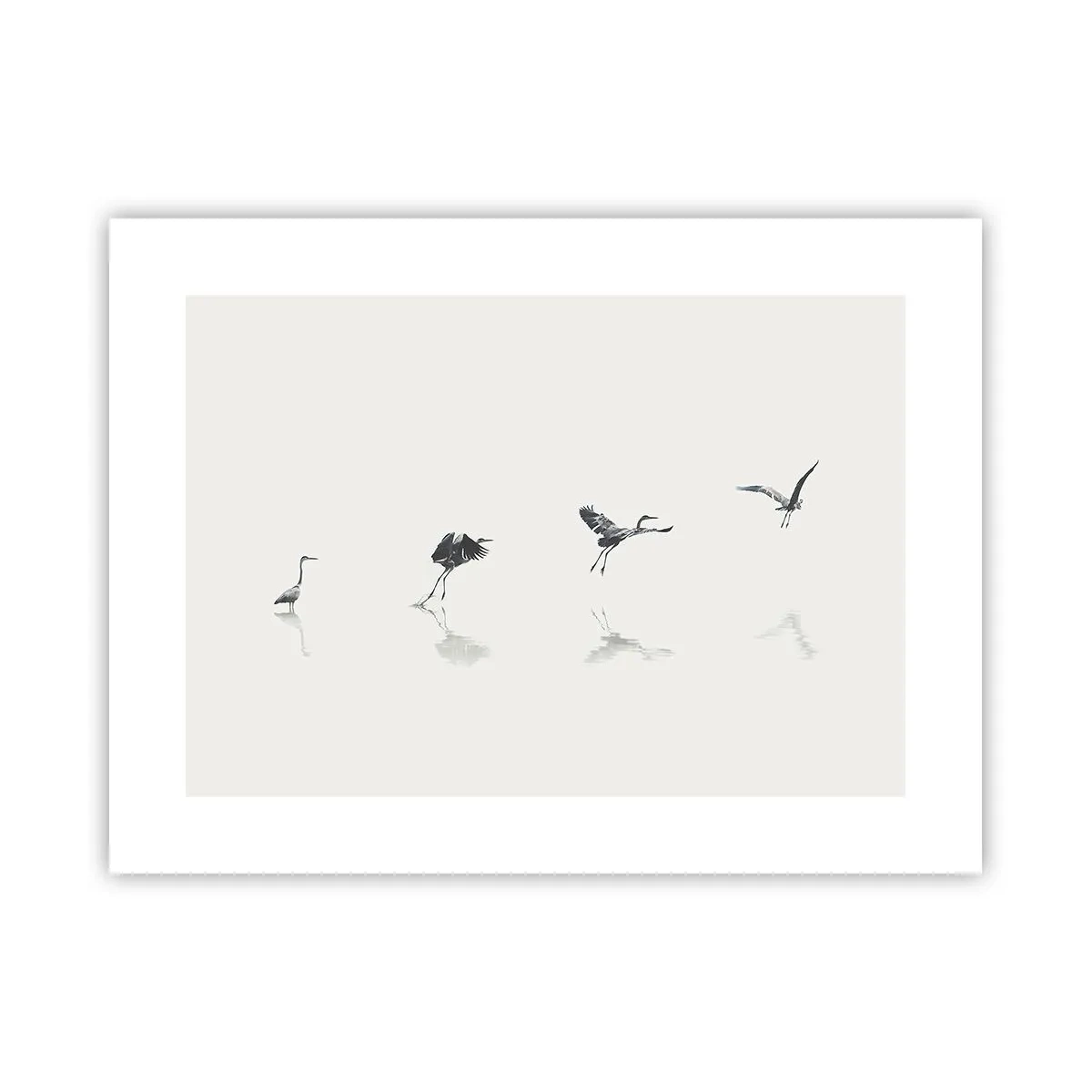 Plakat - Fire enkle trin - 40x30 cm