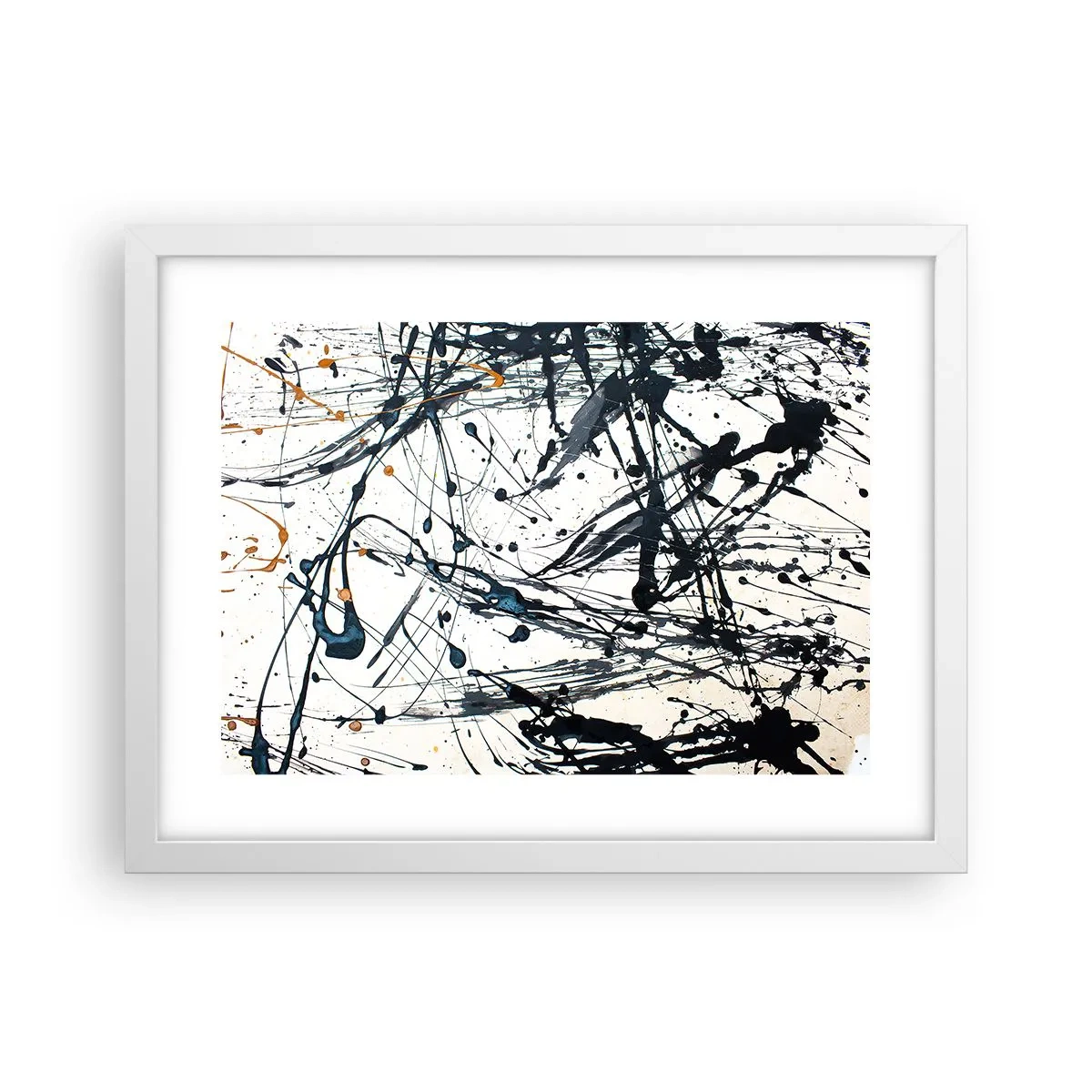 Plakat i hvid ramme - Med eller uden fornuft? - 40x30 cm
