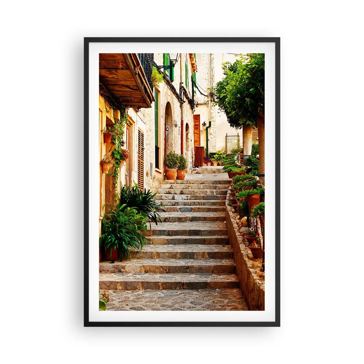 Plakat i sort ramme - Magien ved en spansk ferie - 61x91 cm