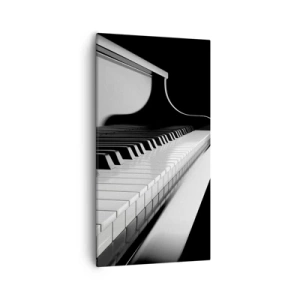 Lærredstryk - Billede på lærred - Harmoni af former og farver - 55x100 cm