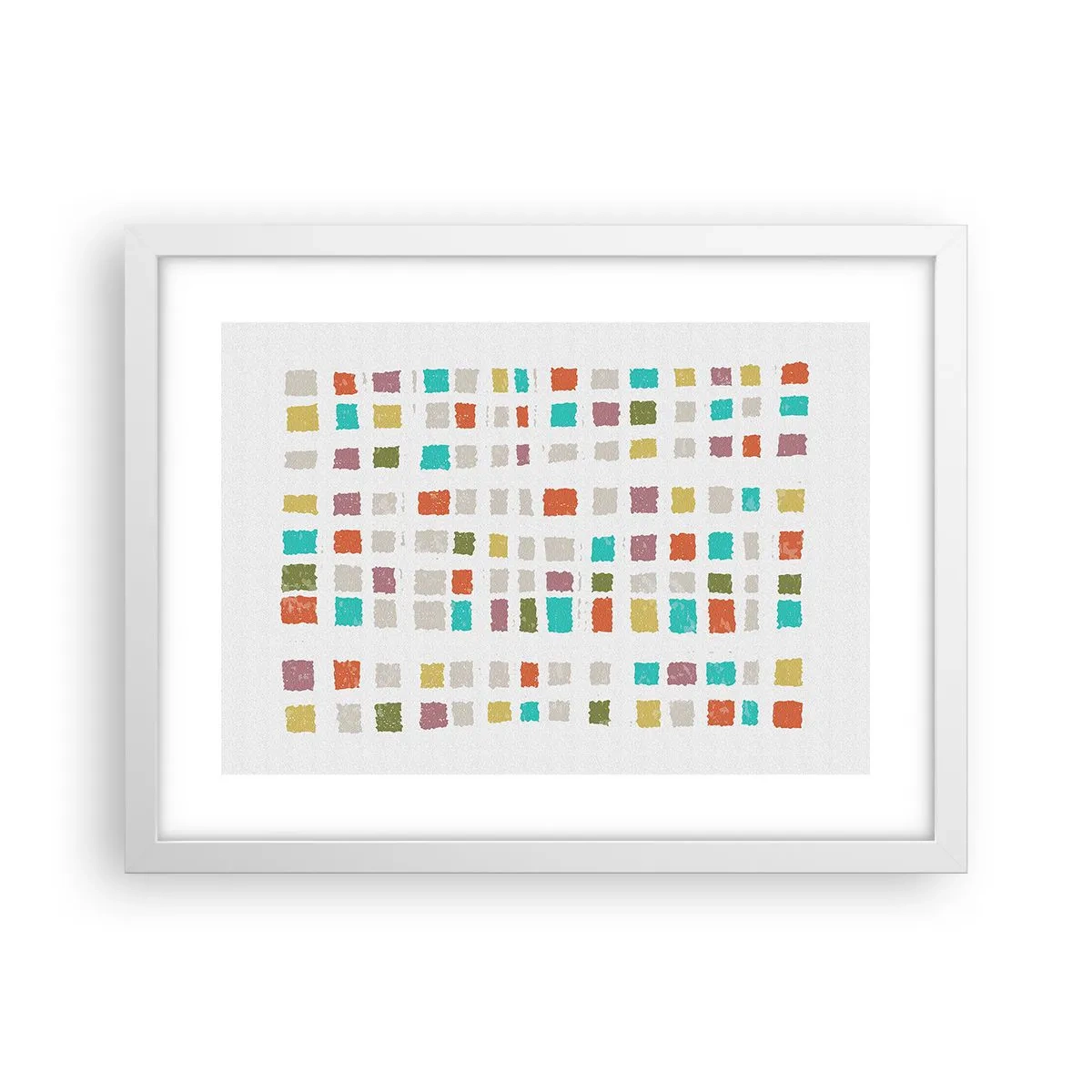 Plakat i hvid ramme - Ukendt leg - 40x30 cm