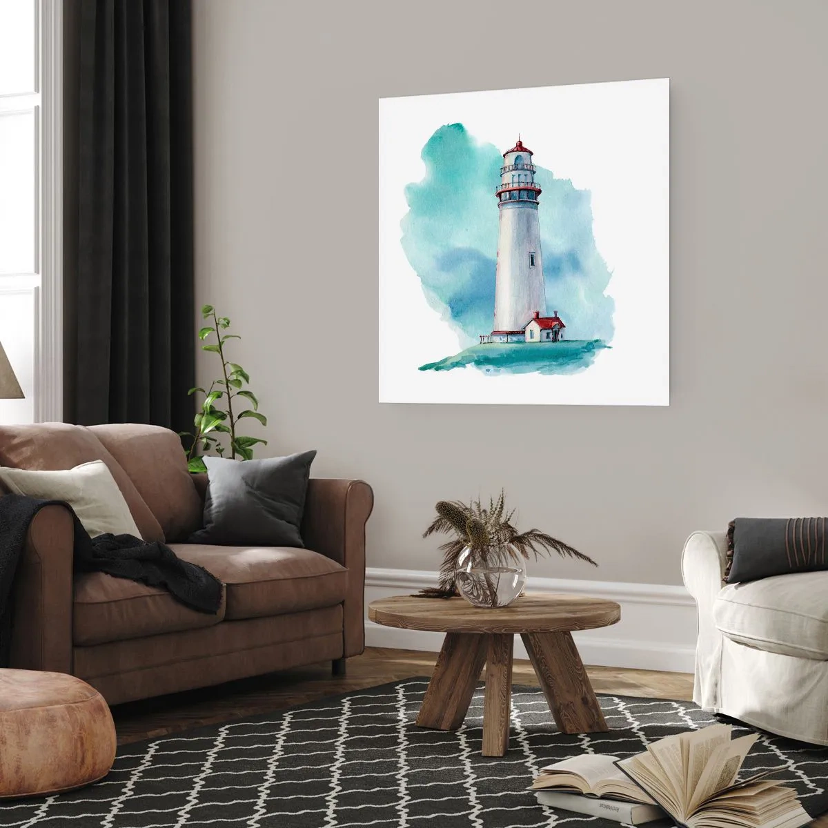 Plakat - Det blås blide søster - 30x30 cm