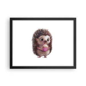 Plakat i sort ramme - Fejring er hver dag - 40x30 cm