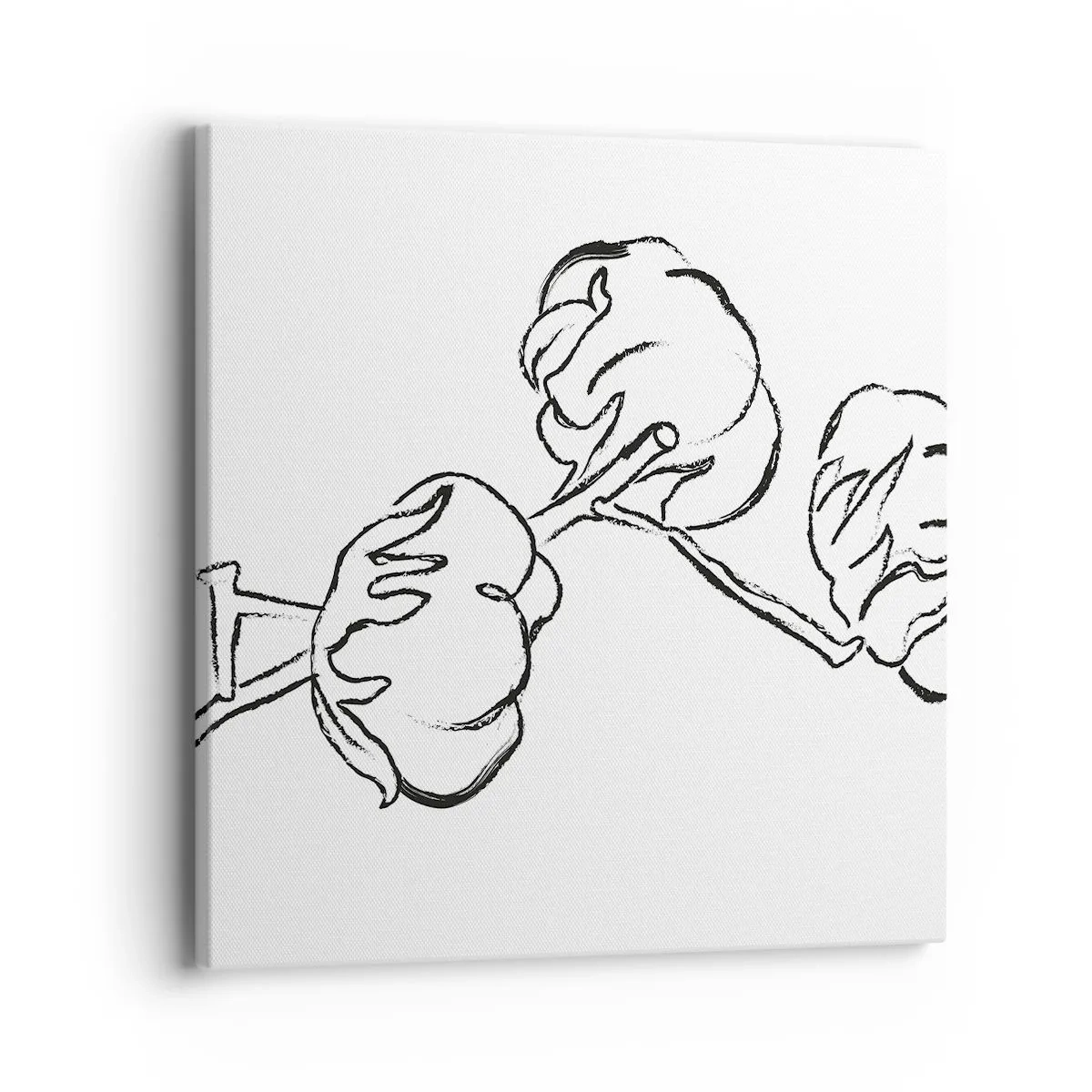 Lærredstryk - Billede på lærred - Bomuld ned - 40x40 cm