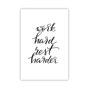 Plakat - Balance i livet - 61x91 cm