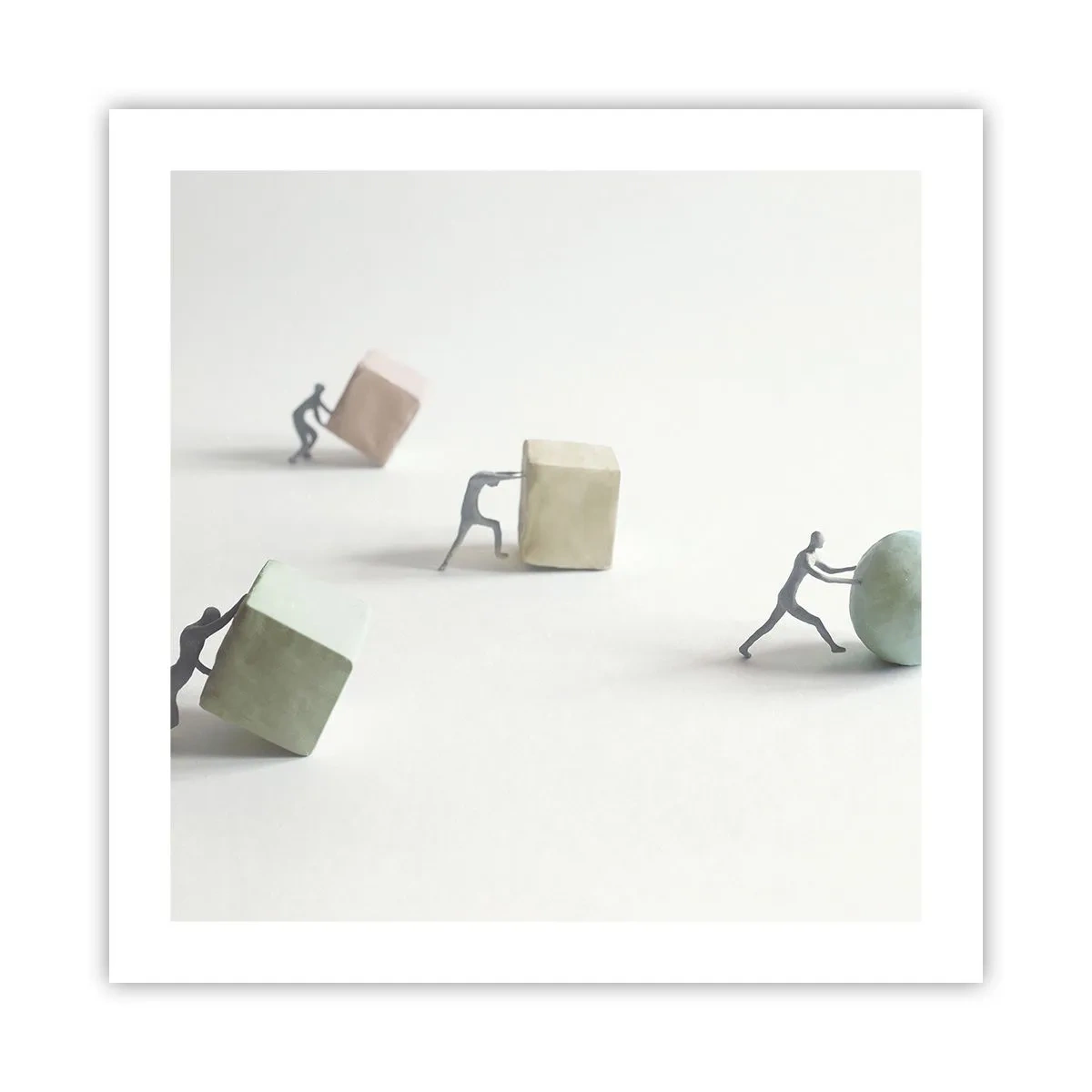 Plakat - Selve livet - 50x50 cm