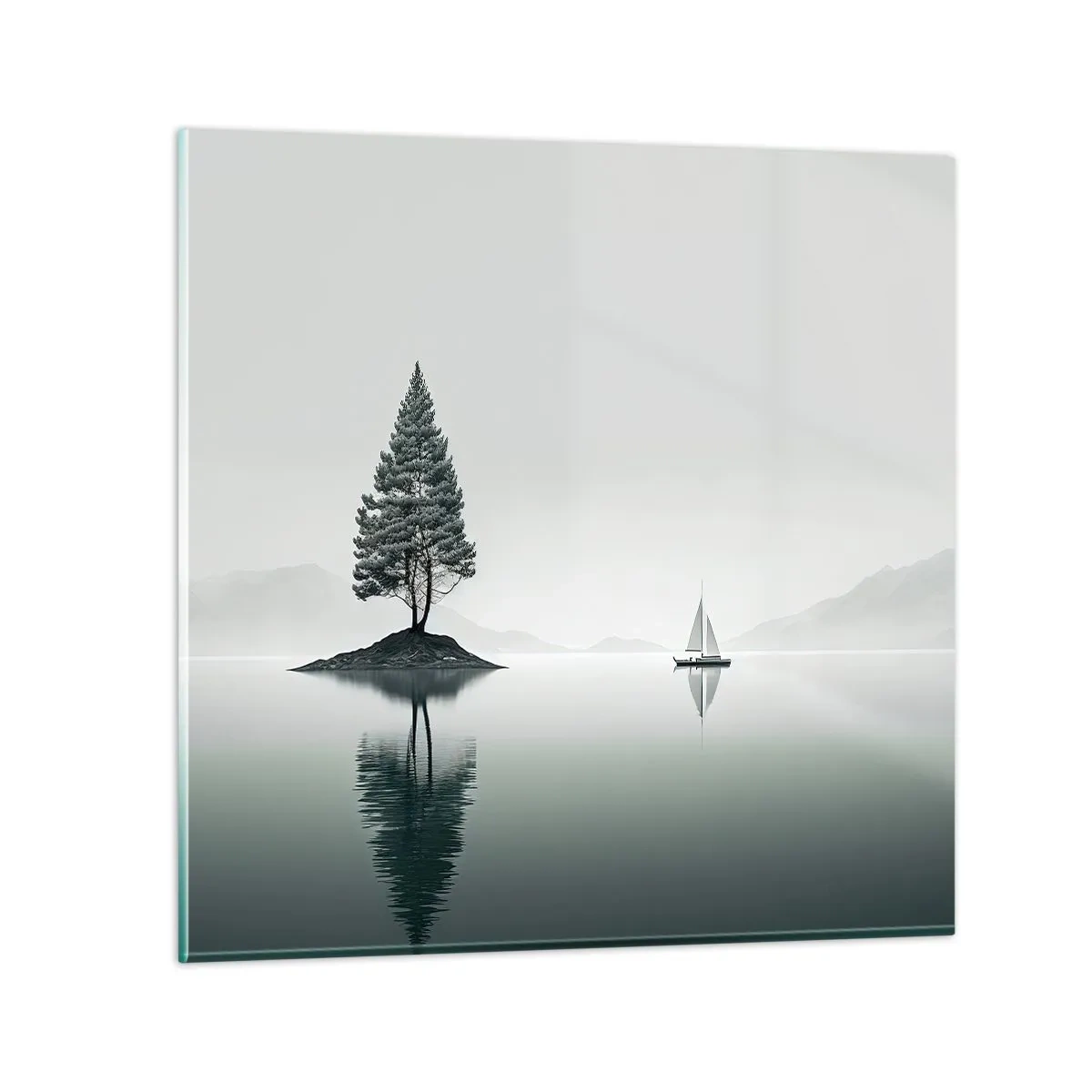 Billede på glas - En drøm - 30x30 cm