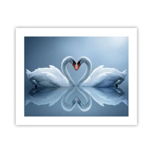 Plakat - Tid til kærlighed - 50x40 cm