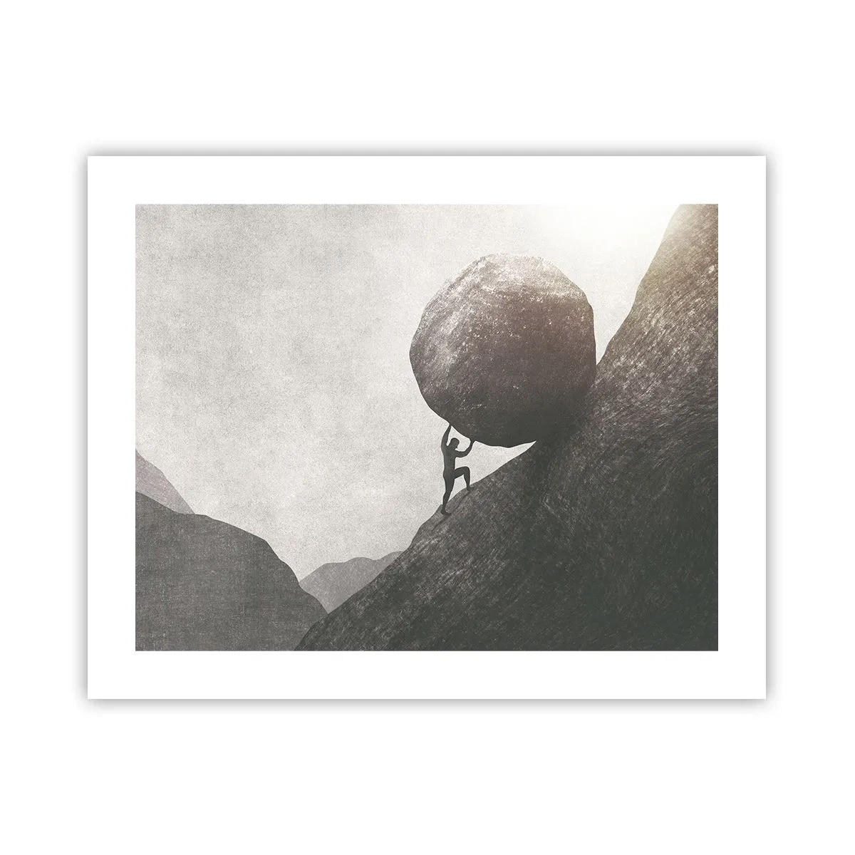 Plakat - Jeg tror mod al forventning - 50x40 cm