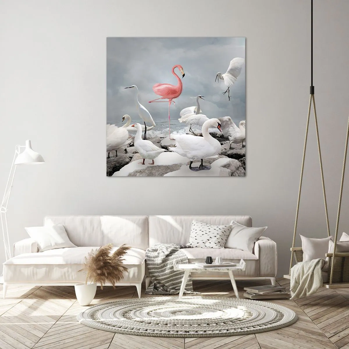 Lærredstryk - Billede på lærred - Hvor kommer jeg fra? - 60x60 cm