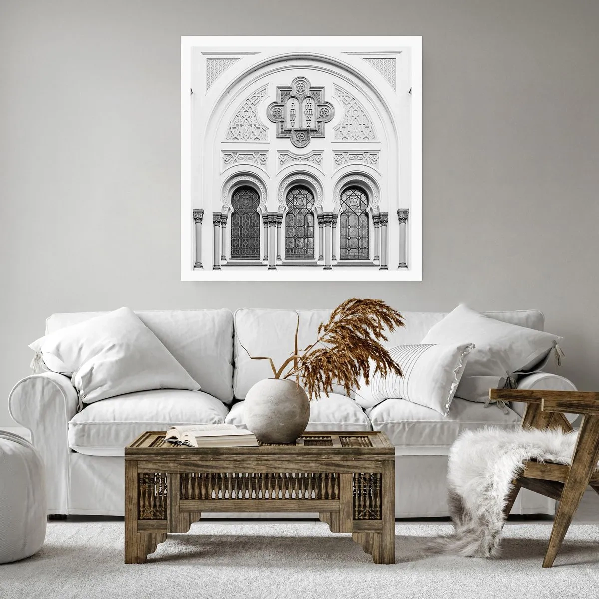 Plakat - På grænsen mellem kulturer - 40x40 cm