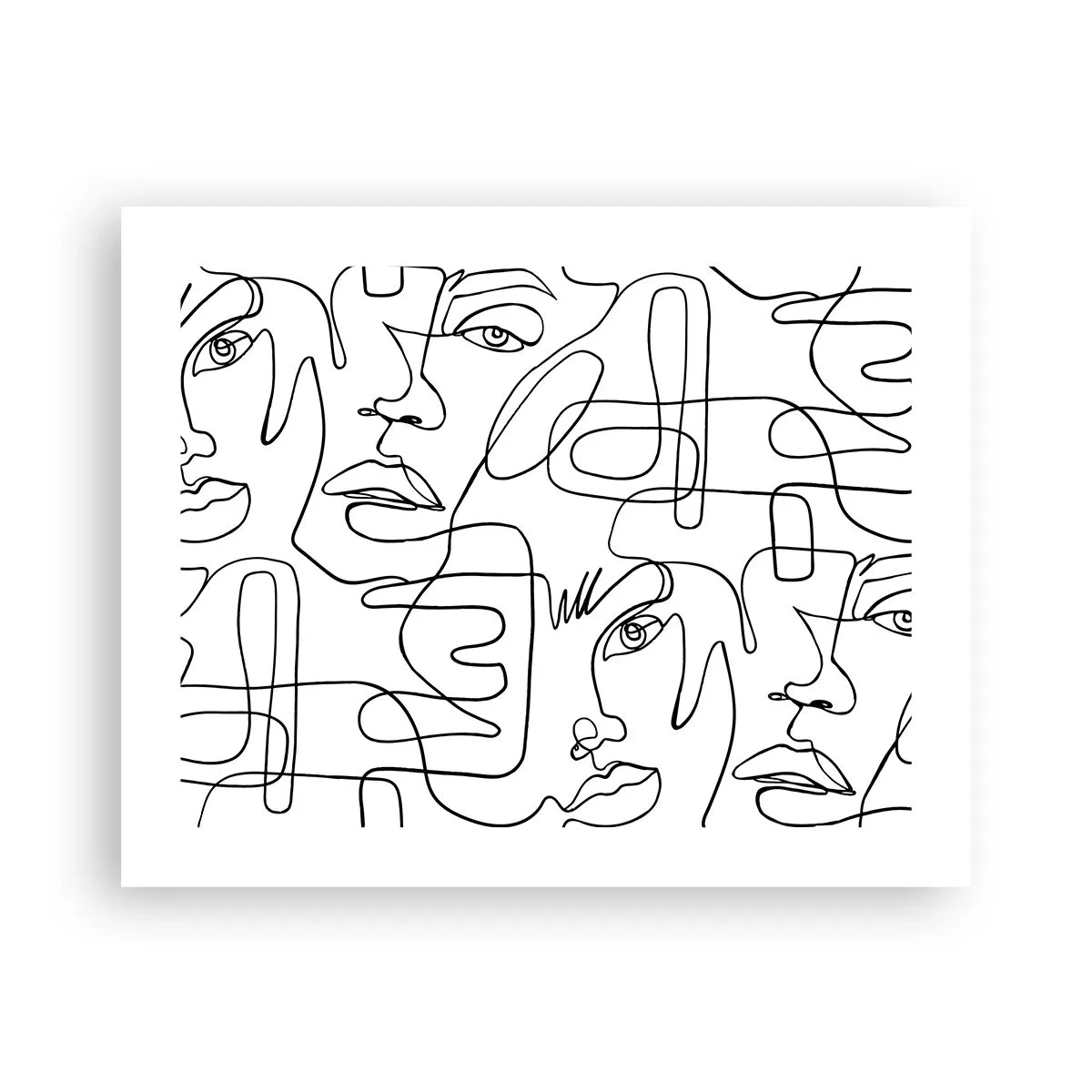 Plakat - I sammenfiltrede følelser - 50x40 cm