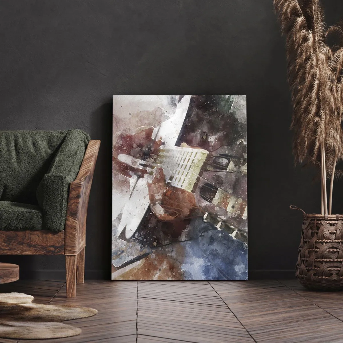 Lærredstryk - Billede på lærred - Og hvad synes du? - 50x70 cm