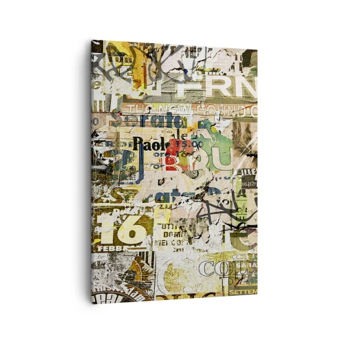 Lærredstryk - Billede på lærred - Åh, det er ved at ske... - 50x70 cm