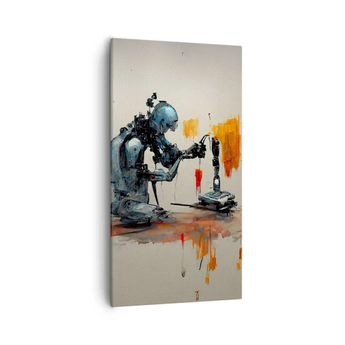 Lærredstryk - Billede på lærred - Kommer i morgen... - 55x100 cm