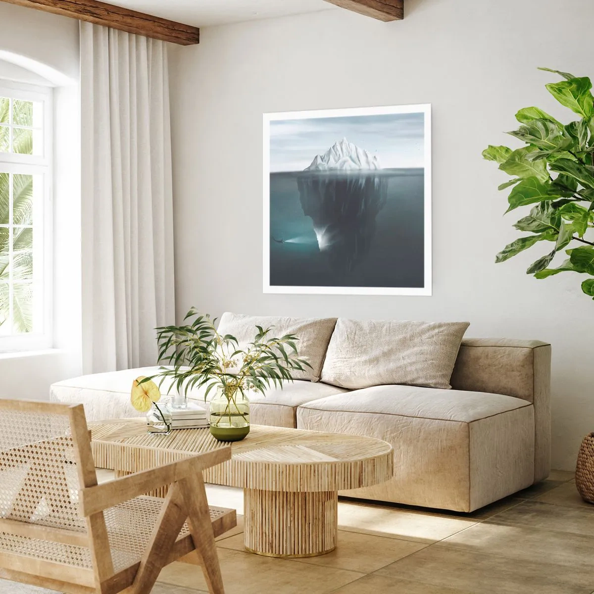 Plakat - Undervands-mysterium - 60x60 cm