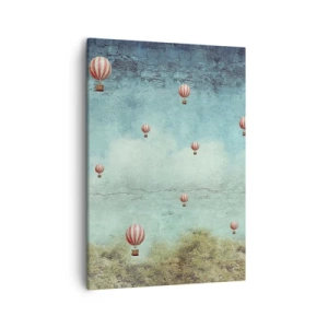 Lærredstryk - Billede på lærred - Fri fra livets travlhed og travlhed - 50x70 cm