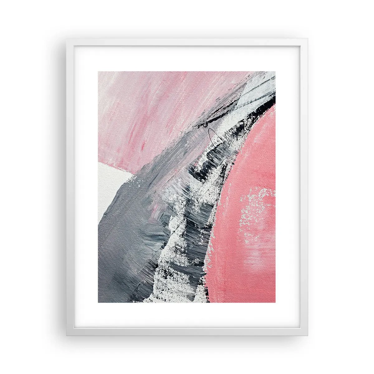 Plakat i hvid ramme - Matchende sammensætning - 40x50 cm