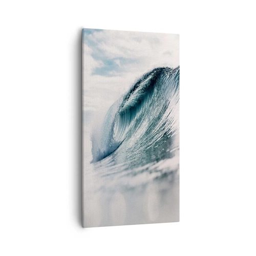 Lærredstryk - Billede på lærred - Topmøde om vand - 55x100 cm