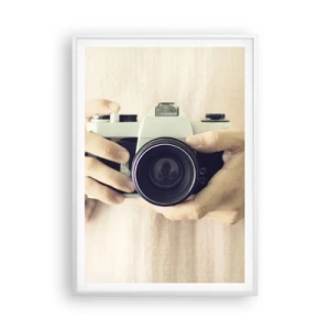 Plakat i hvid ramme - For at se mere... - 70x100 cm