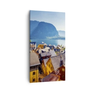 Lærredstryk - Billede på lærred - Det kunne ikke være mere malerisk - 55x100 cm