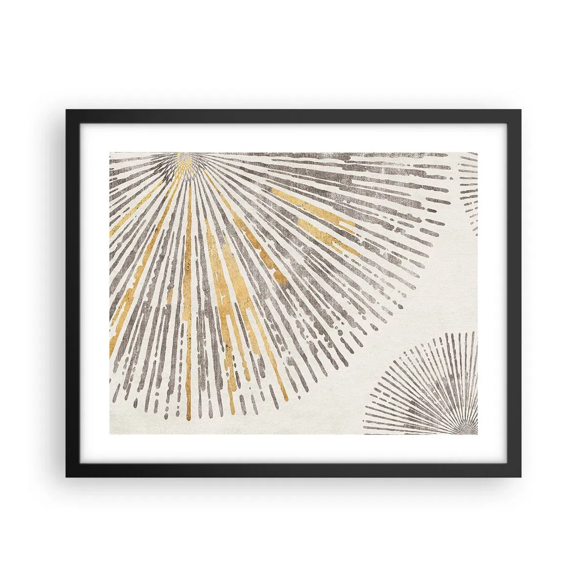 Plakat i sort ramme - Skønheden i en rokke - 50x40 cm