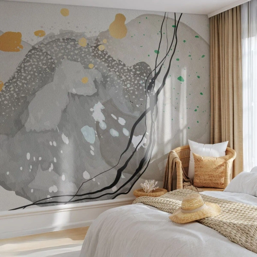 Fototapet på mål Standard Eco - Organisk komposition - Abstraktion, Blots, Maling