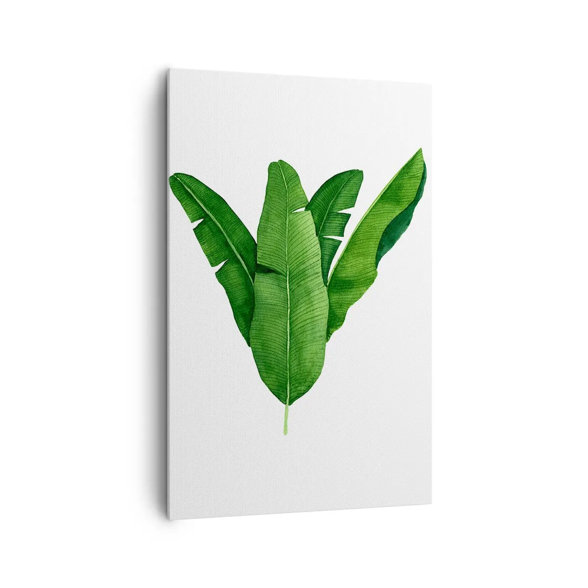 Lærredstryk - Billede på lærred - Grøn symmetri - 80x120 cm