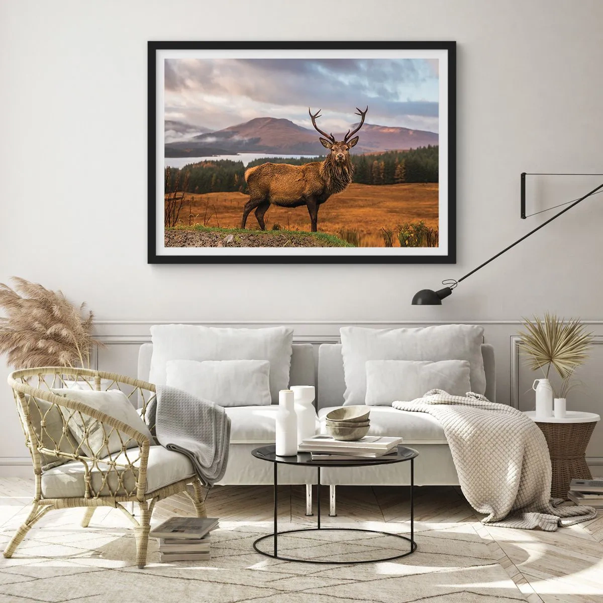 Plakat i sort ramme - Naturens majestæt - 70x50 cm