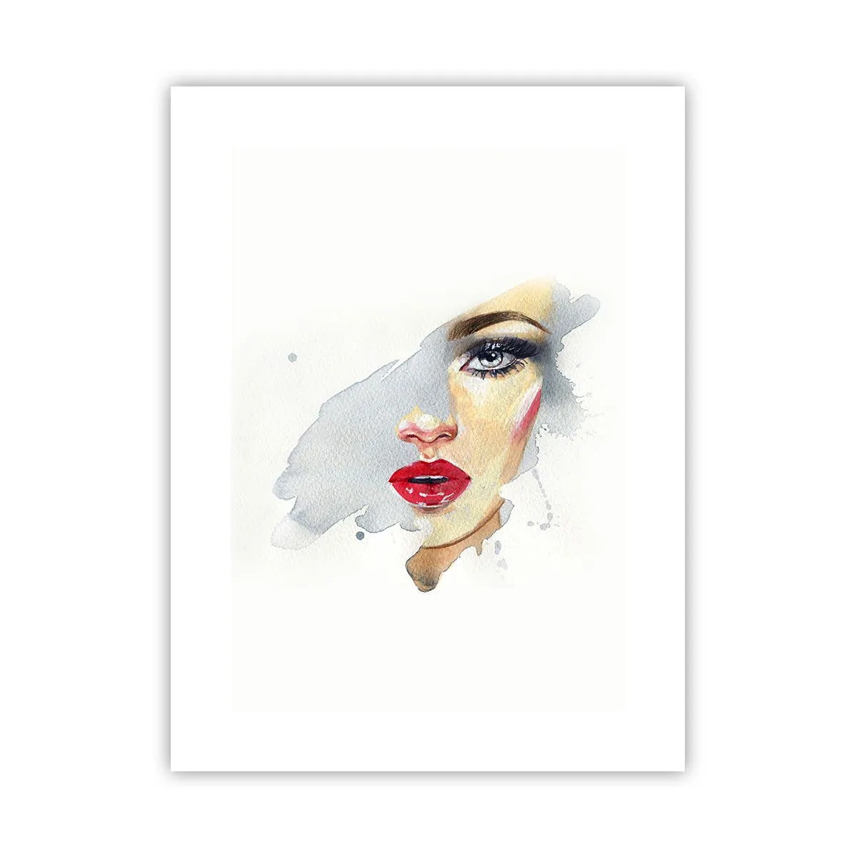 Plakat - Refleksion i en vanddråbe - 30x40 cm