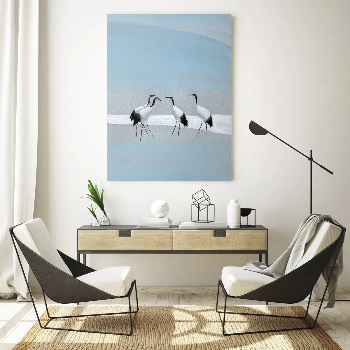 Billede på glas - Efter en varm dag - 50x70 cm