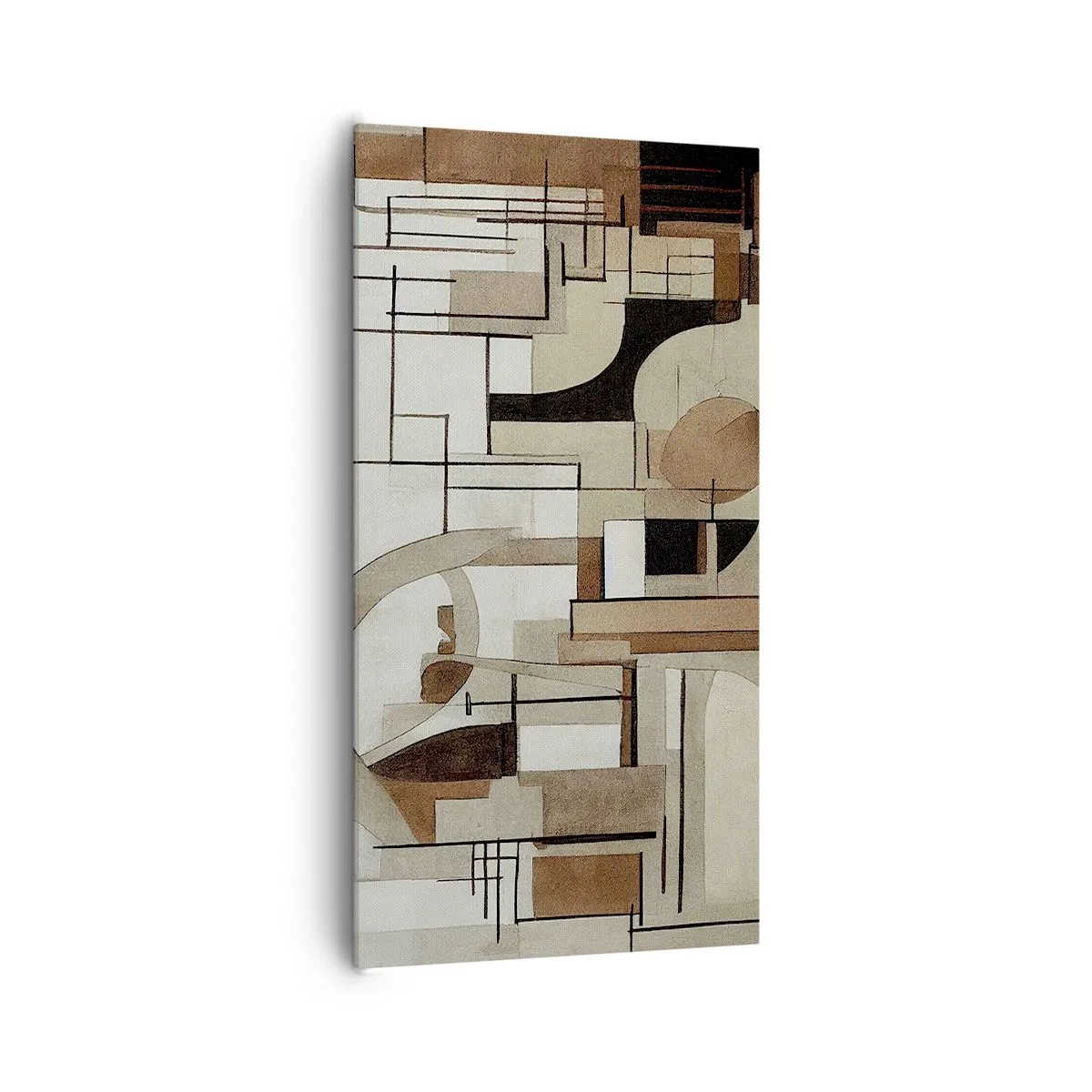 Lærredstryk - Billede på lærred - Bybillede 2.0 - 65x120 cm