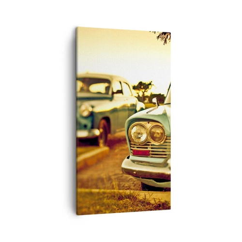 Lærredstryk - Billede på lærred - Vi må vente og se - 45x80 cm