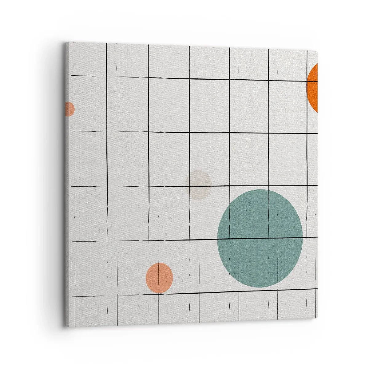 Lærredstryk - Billede på lærred - Fanget i en fælde. Os eller dem? - 50x50 cm