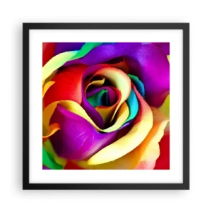 Plakat i sort ramme - Dette er umuligt - 40x40 cm