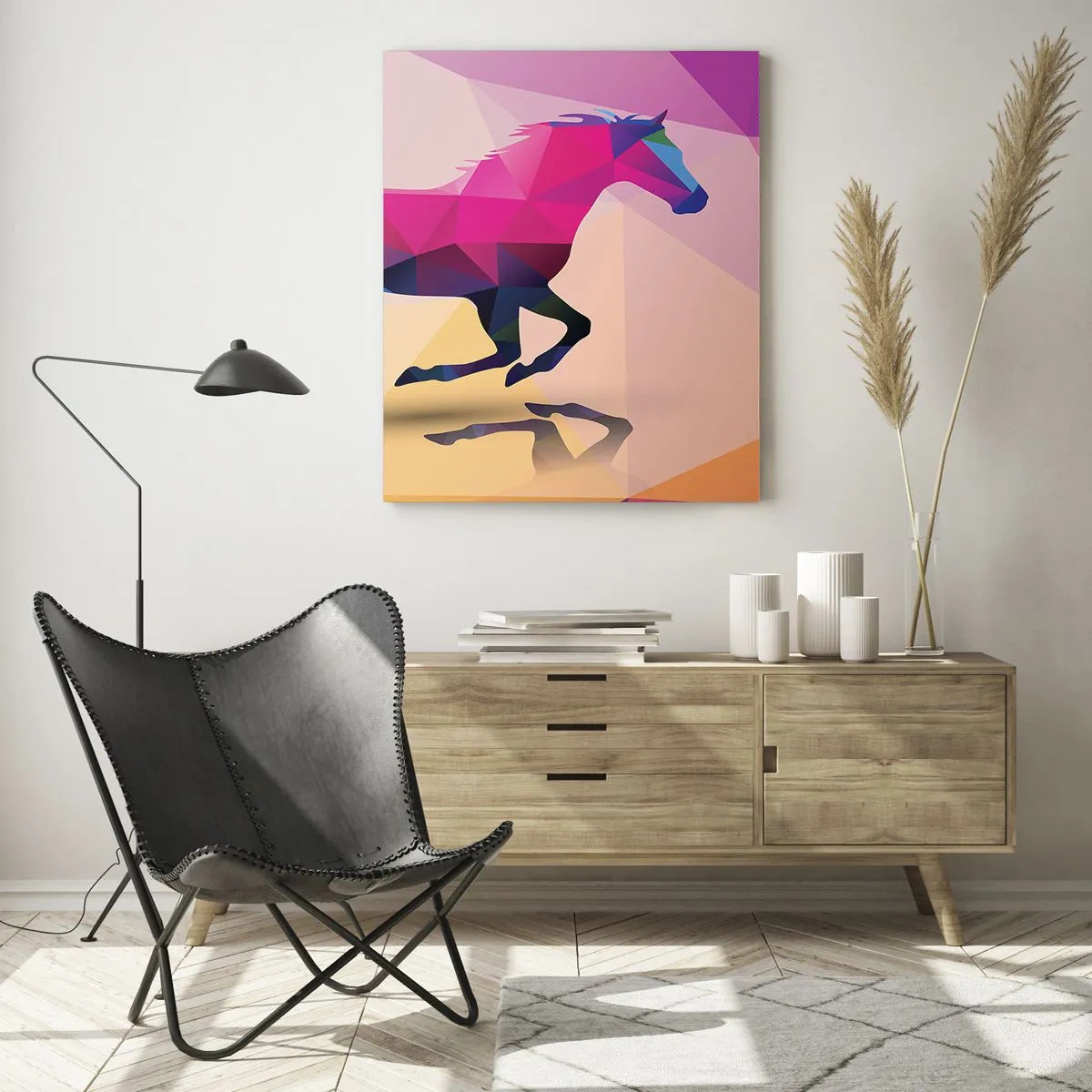 Billede på glas - Kubismen lever stadig - 70x100 cm