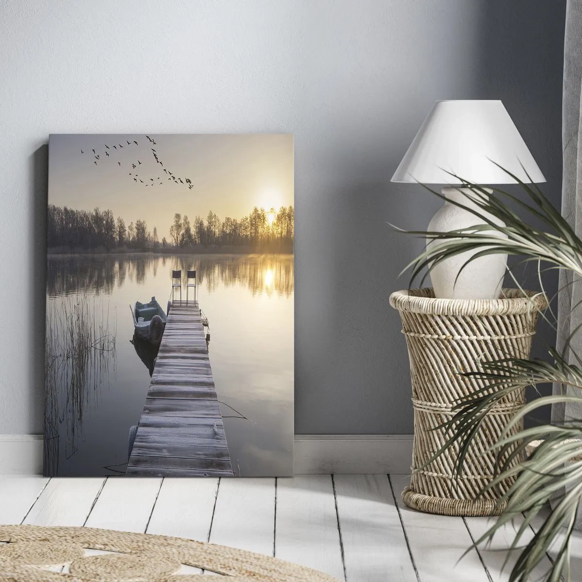 Lærredstryk - Billede på lærred - Jeg kommer tilbage om et stykke tid - 50x70 cm