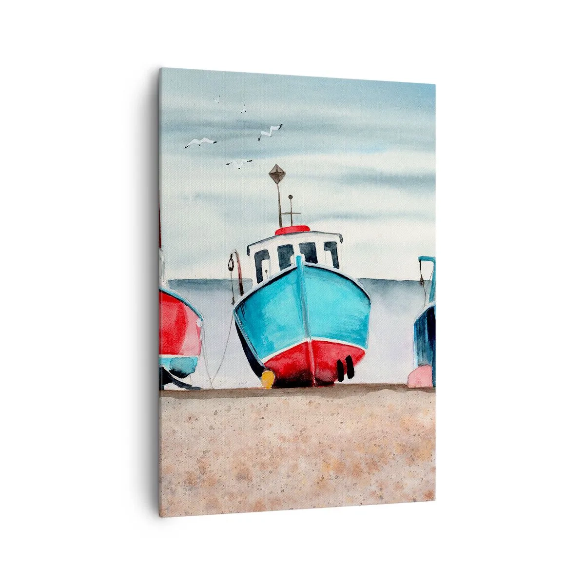 Lærredstryk - Billede på lærred - Klar til at fange - 70x100 cm