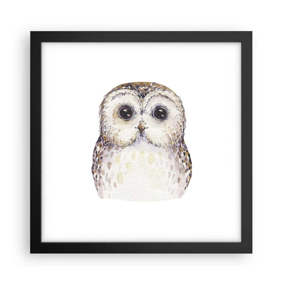 Plakat i sort ramme - Se mig i øjnene - 30x30 cm