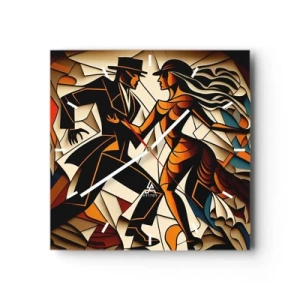 Vægur, Uret - Dans af lidenskab og passion - 30x30 cm